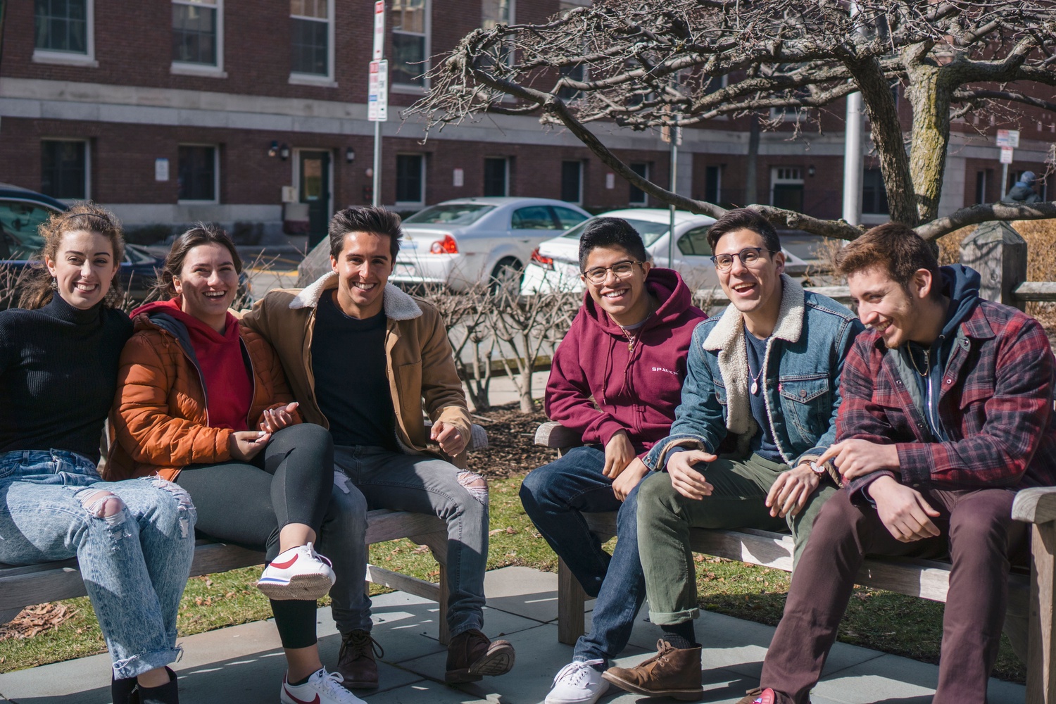First-Year Retreat and Experience (FRYE), Harvard's new flagship pre-orientation program, will run from August 23rd to August 26th. Pictured here are six students involved in leading the program.