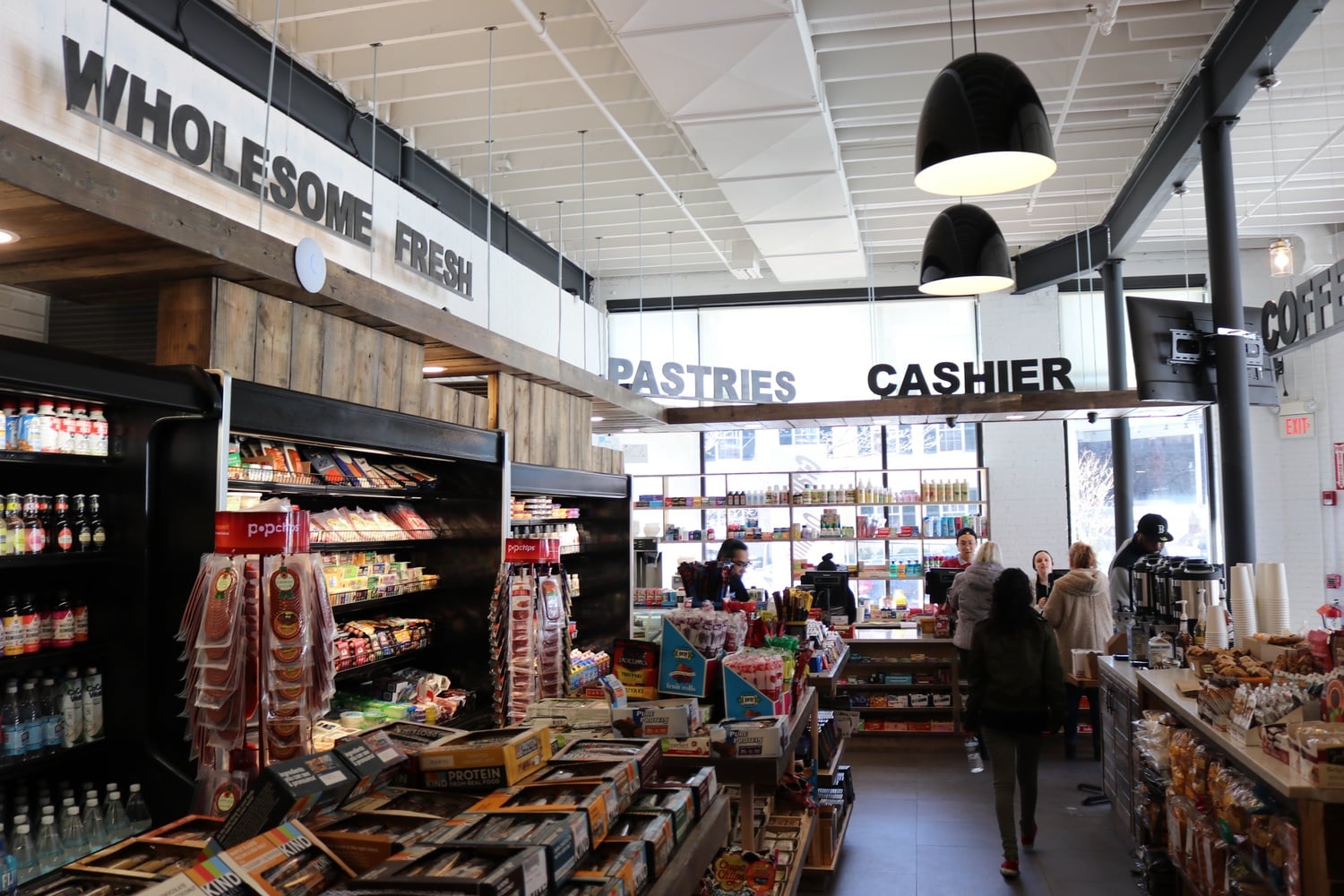 Wholesome Fresh is a casual restaurant-convenience store hybrid that opened in the Square Thursday.