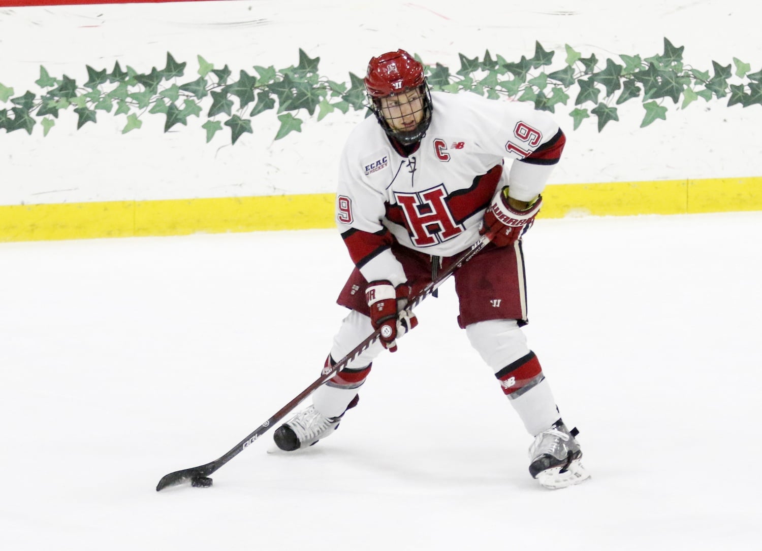 Tri-captain Jake Horton ends a career marked by determination and dedication as Harvard's all-time leader in games played, lacing them up 140 times over four seasons.