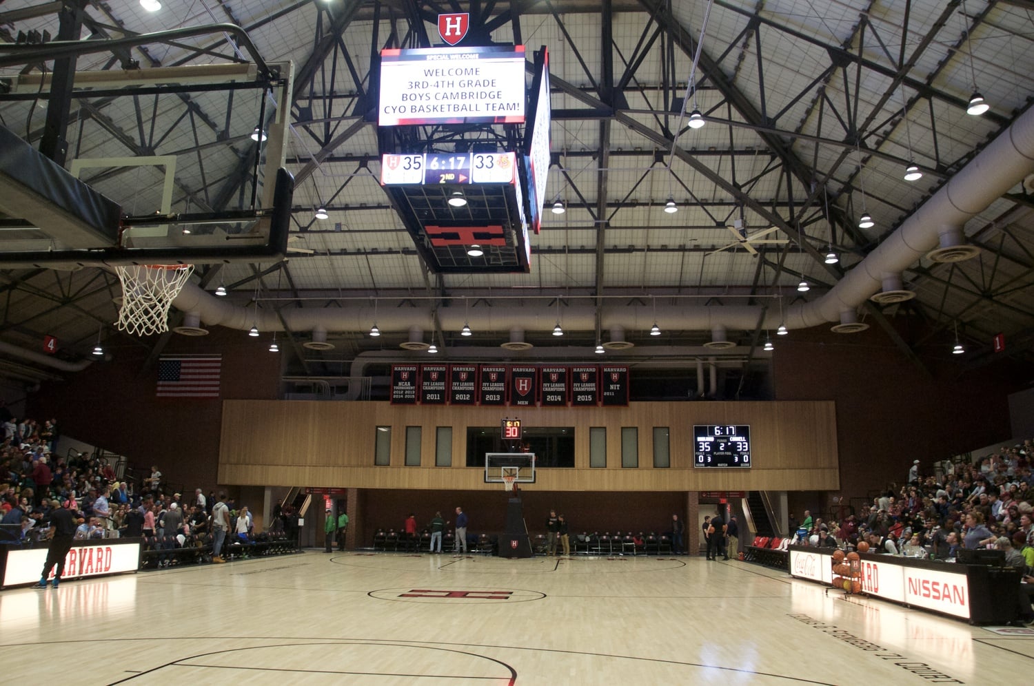 Harvard Club Basketball plays its home games at Lavietes Pavilion. The Crimson Classics finished 10-1 at home this season.