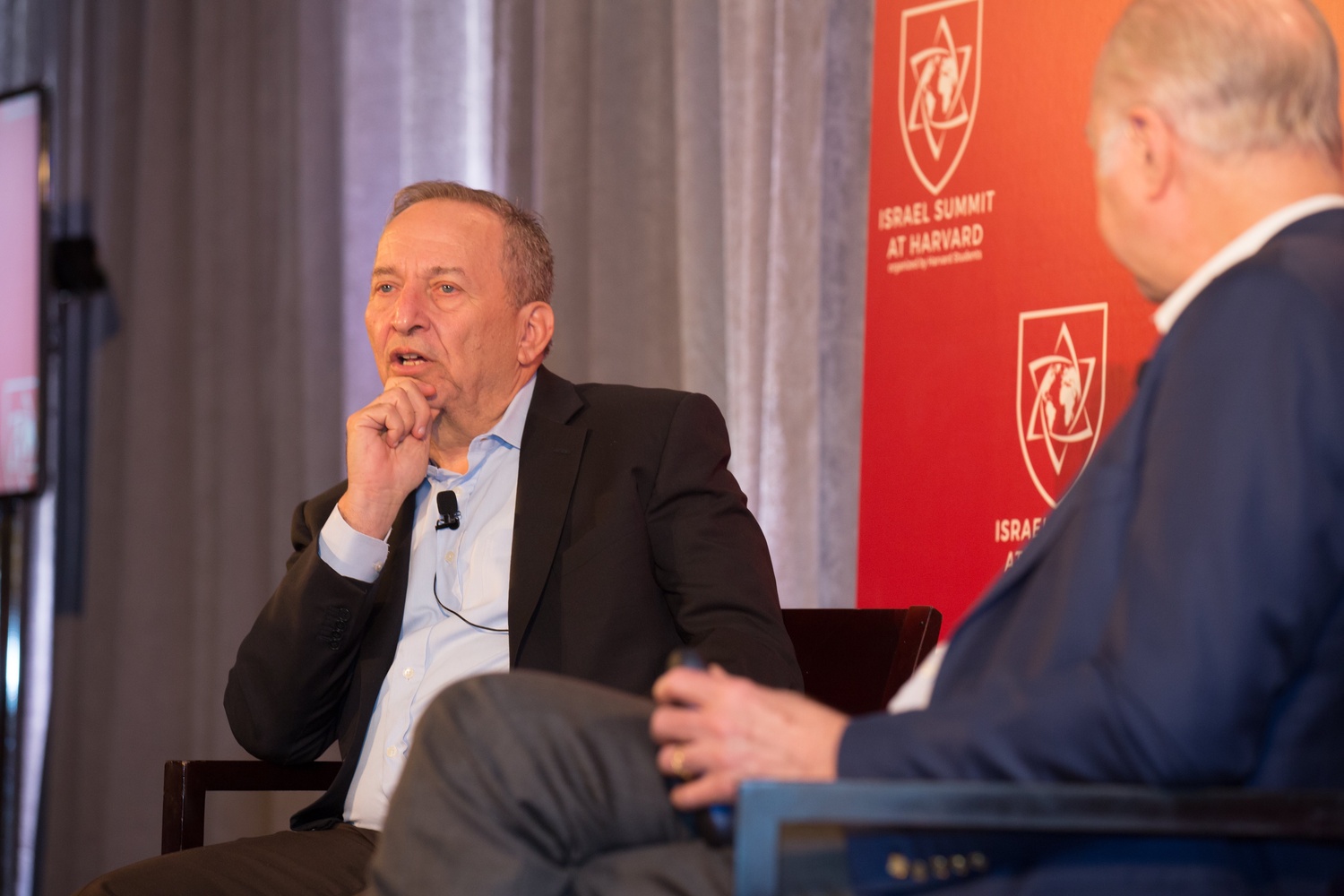 Former University President Lawrence H. Summers speaks at the Israel Summit.