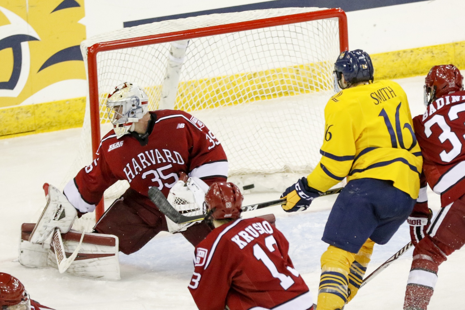 Starting against the Bobcats, Lackey turned aside a career-best 41 shots for a sturdy .953 save percentage.