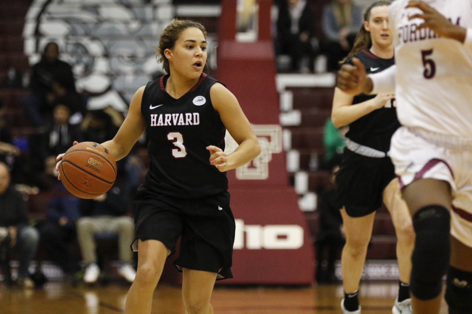 In her sophomore season, guard Katie Benzan broke the Ancient Eight record for three-pointers with 99.