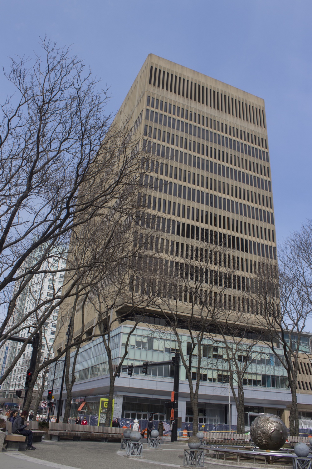 Facebook occupies one floor at 1 Broadway in Cambridge. 