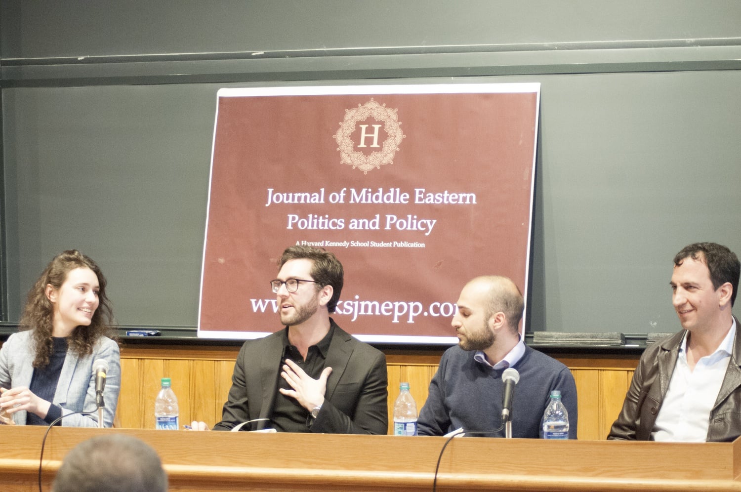 In Sever Hall, four prominent journalists named Michael Petrou, Jonathan Guyer, Izzy Finkel, and Sharaf al-Hourani spoke about the moral responsibiliies and challenges of reporting on Middle East news. 