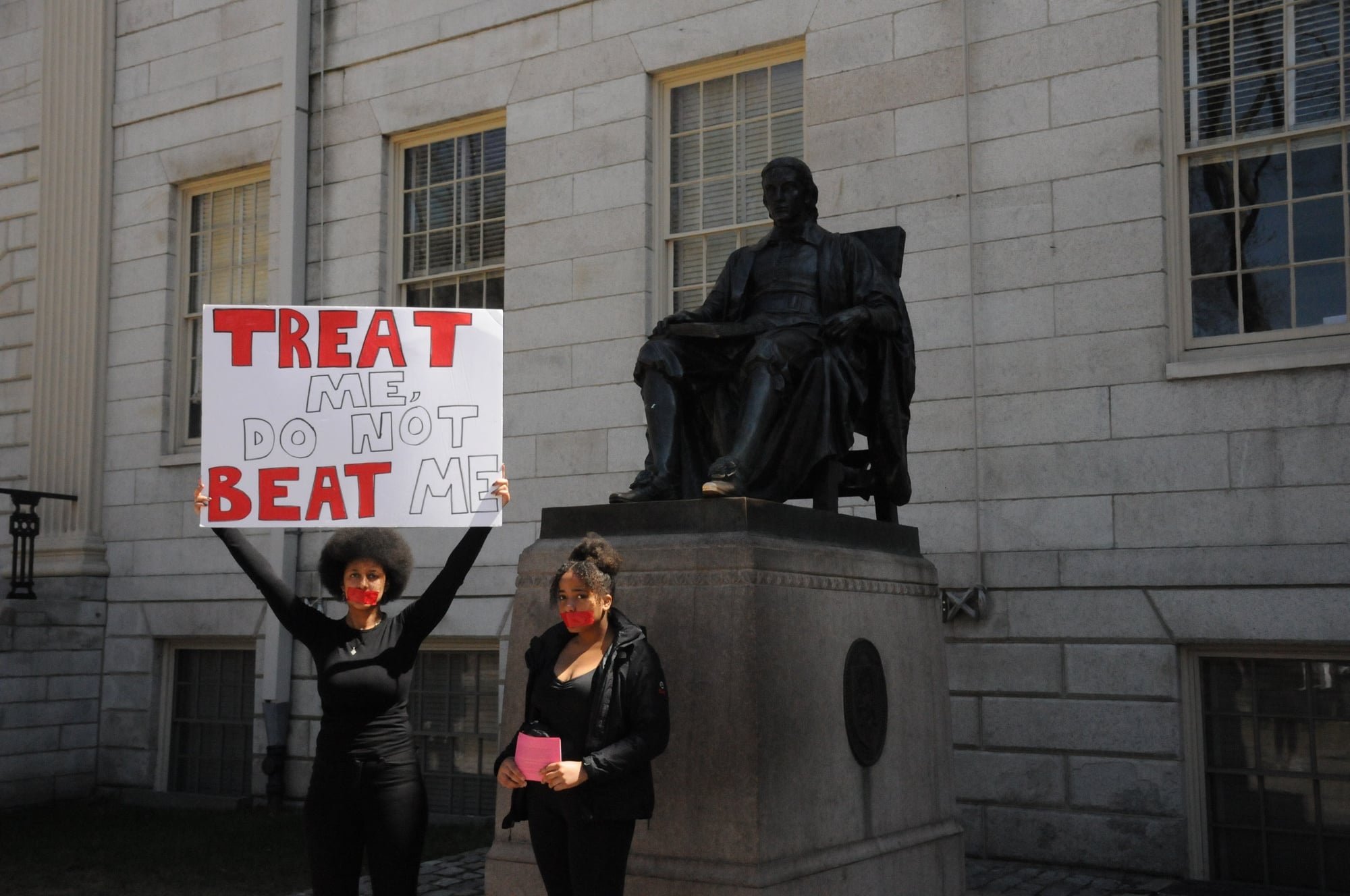 The protest Saturday was planned by Black Students Organizing for Change, a group formed by College students in the wake of the arrest.