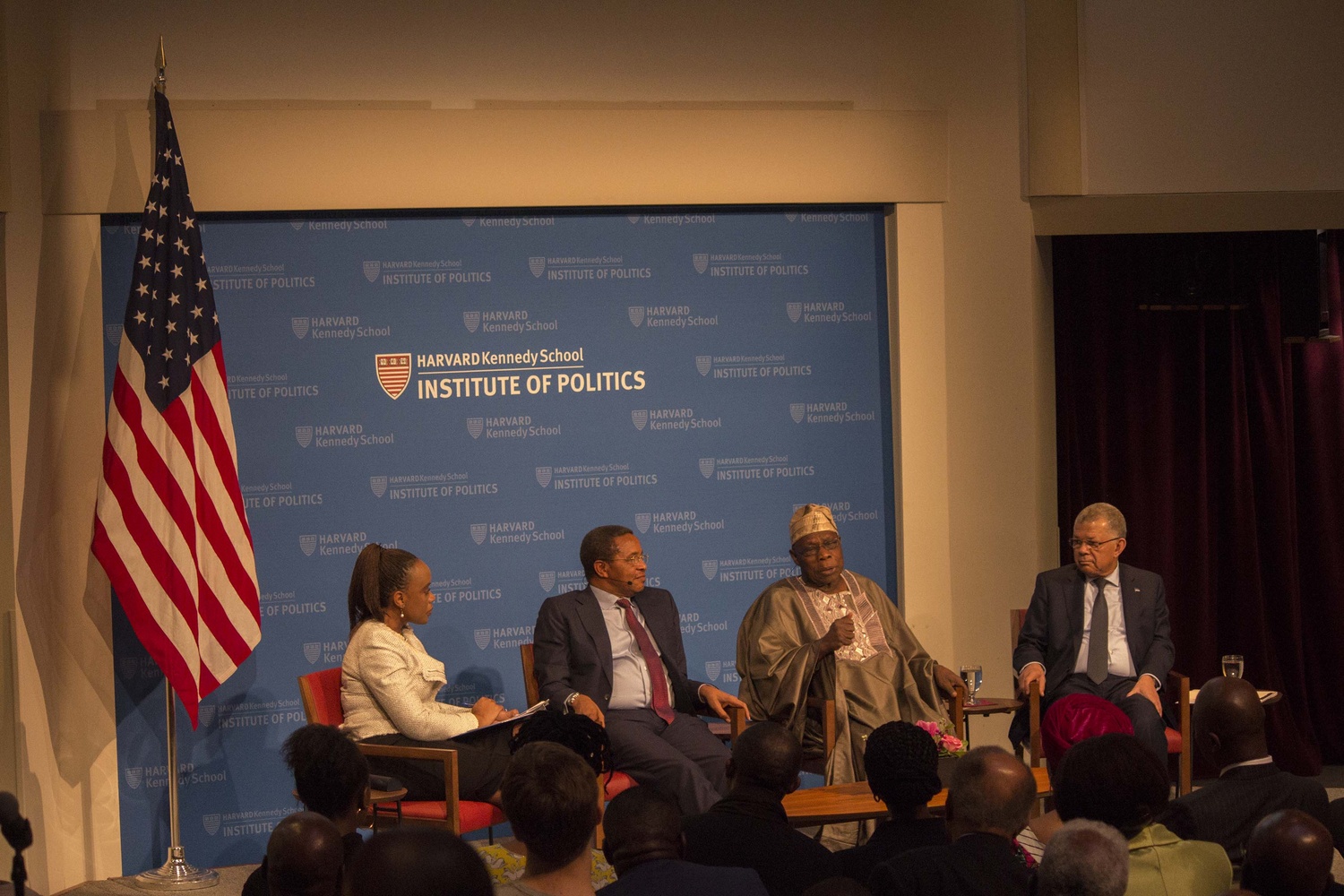 Jakaya Mrisho Kikwete, Olusegun Obasanjo, and Carlos Veiga, three former heads of state, spoke Wednesday about Africa’s developmental agenda.