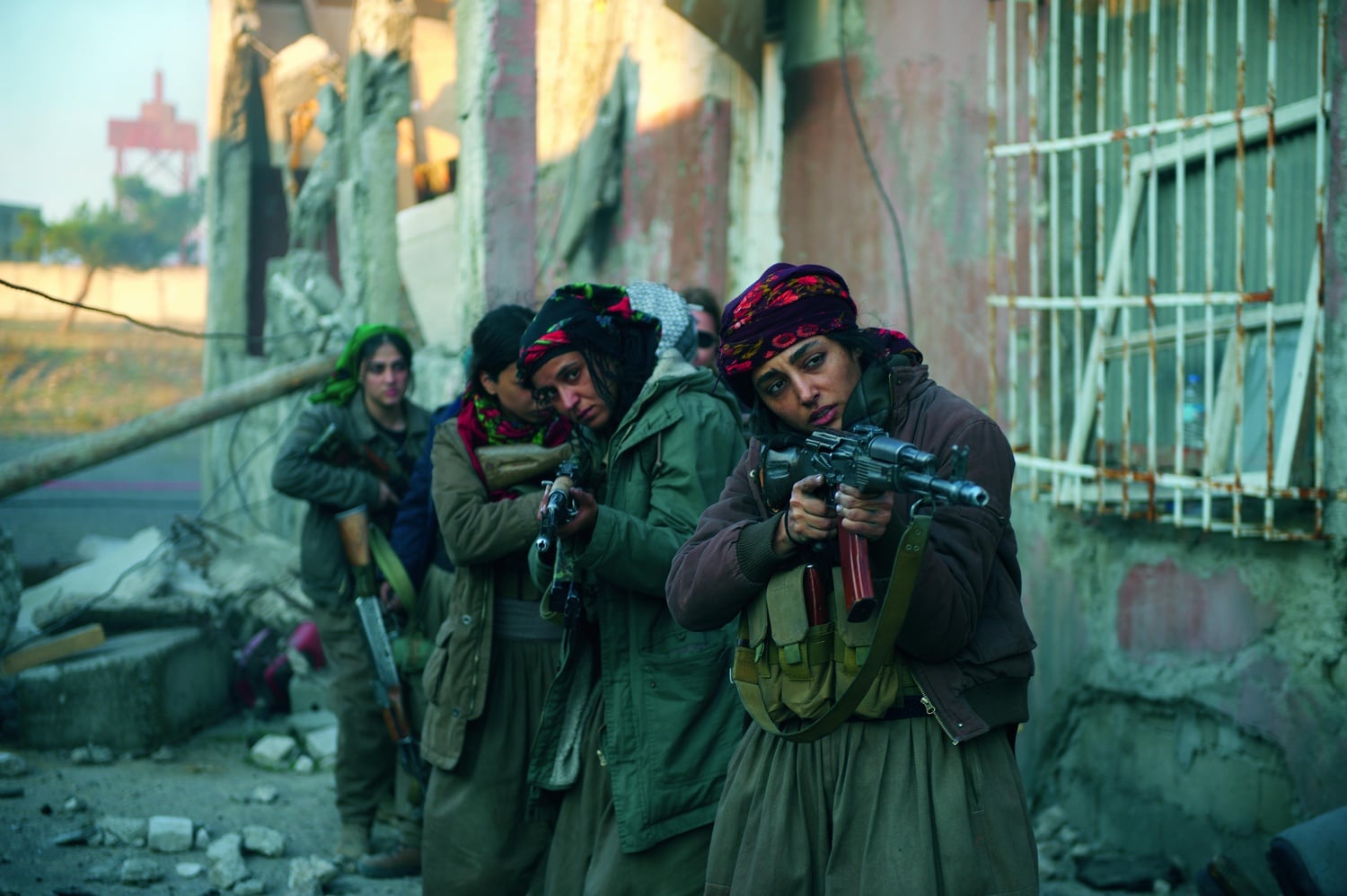 Directed by Eva Husson, "Filles de Soleil" ("Girls of the Sun") premiered at the Cannes Film Festival, 2018. 