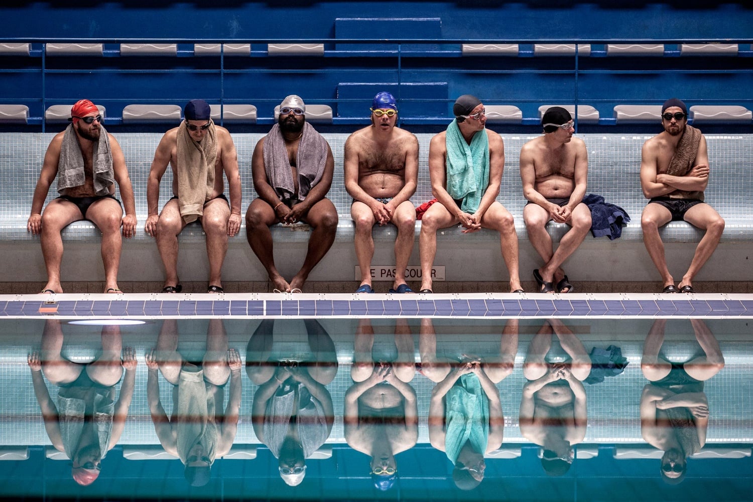 Directed by Gilles Lellouche, "Le Grand Bain" ("Sink or Swim") (2018) premiered at the Cannes Film Festival.