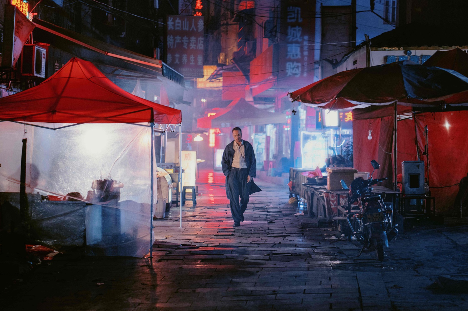 Huang Jue stars in the Un Certain Regard entry at the Cannes Film Festival, "Long Day's Journey Into Night" (2018), directed by Bi Gan. 