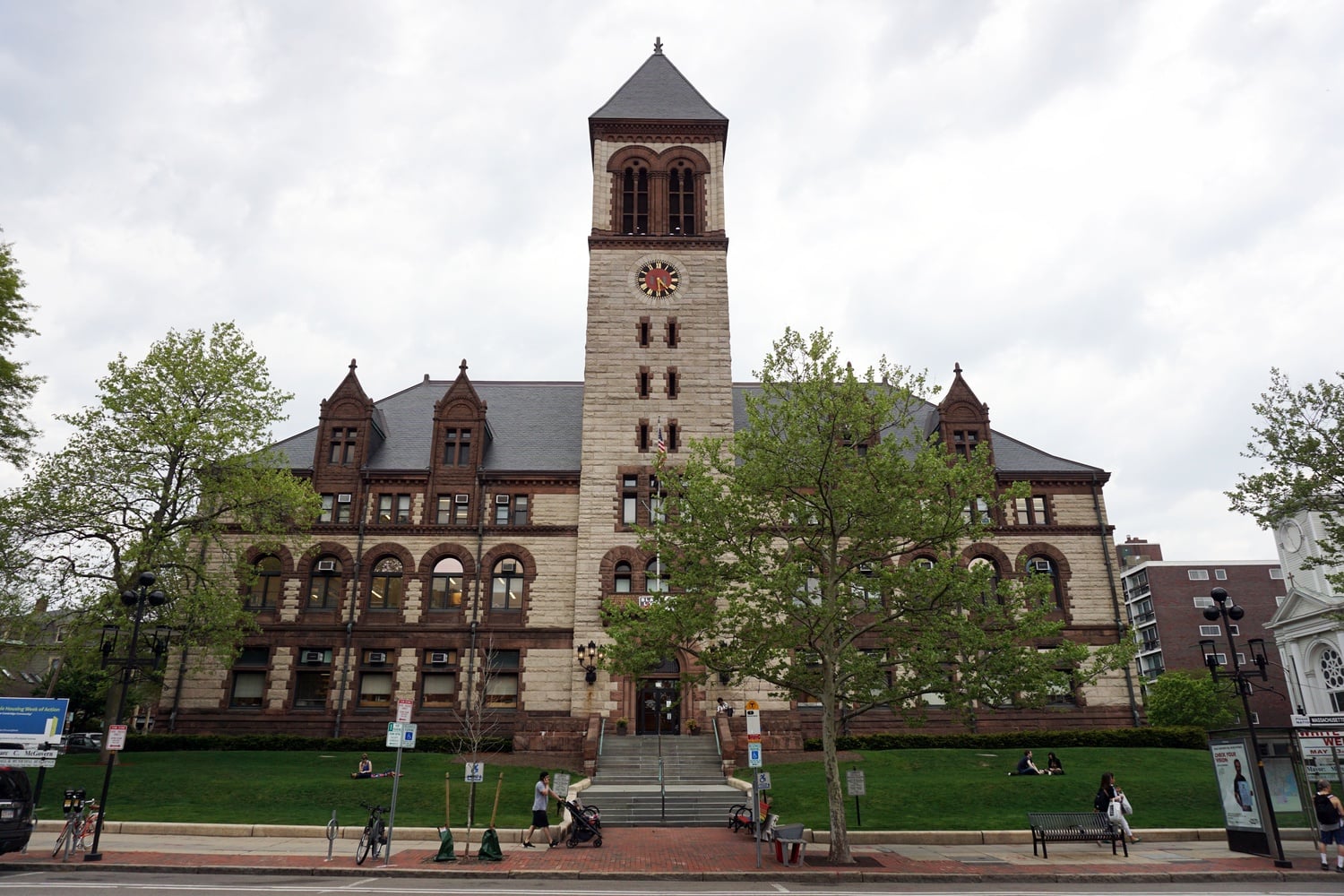 Cambridge City Hall in Central Square.