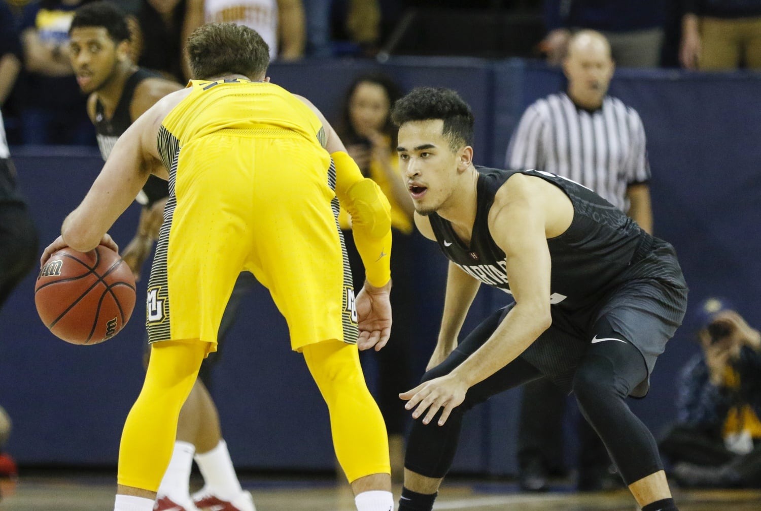 Tallying 14 steals on the season, Juzang is Amaker's first line of defense and frequently tracks down opposing point guards before they cross mid-court.