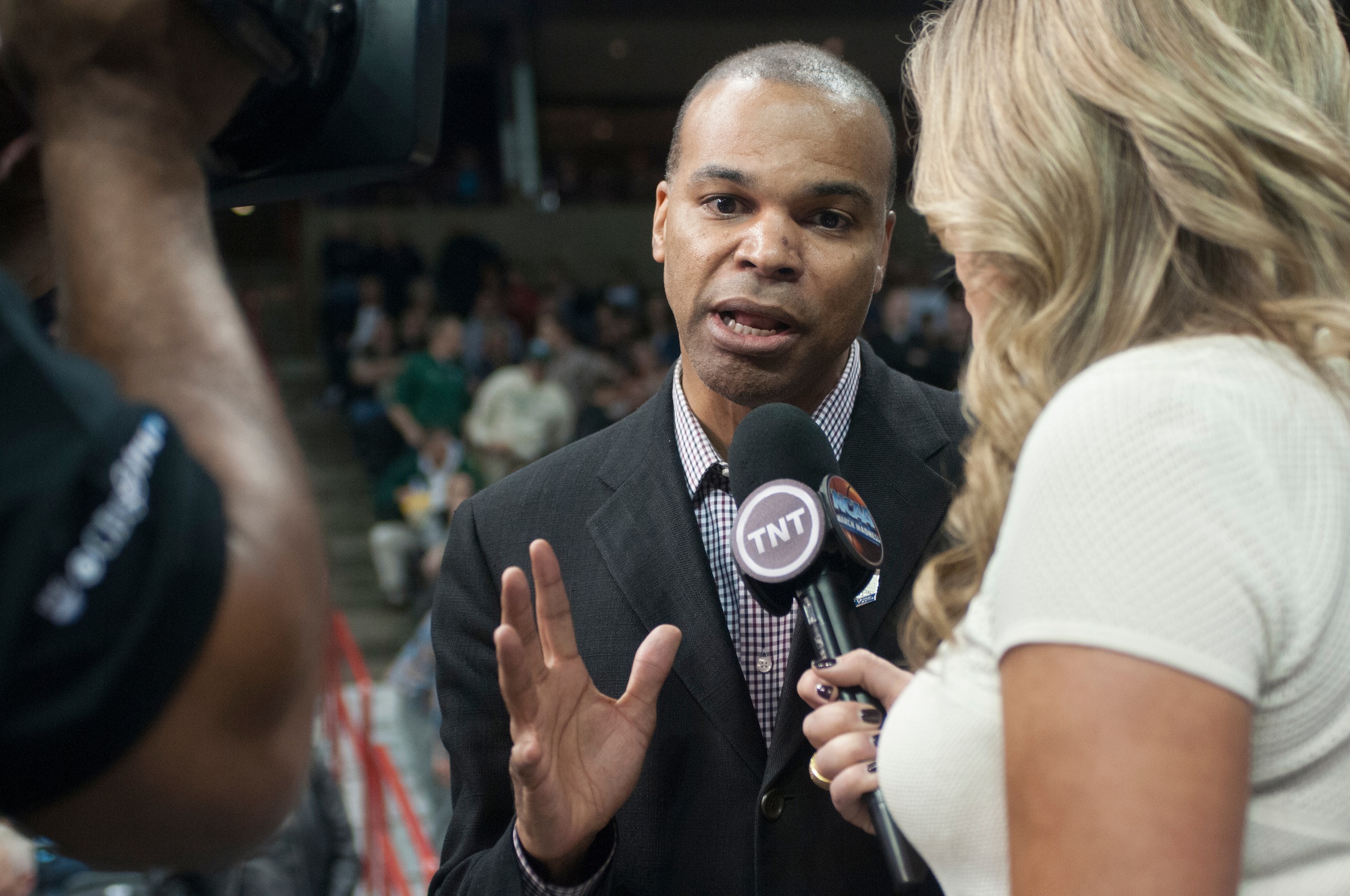 Coach Amaker speaks with TNT following Harvard’s loss to Michigan State in the 2014 NCAA tournament.