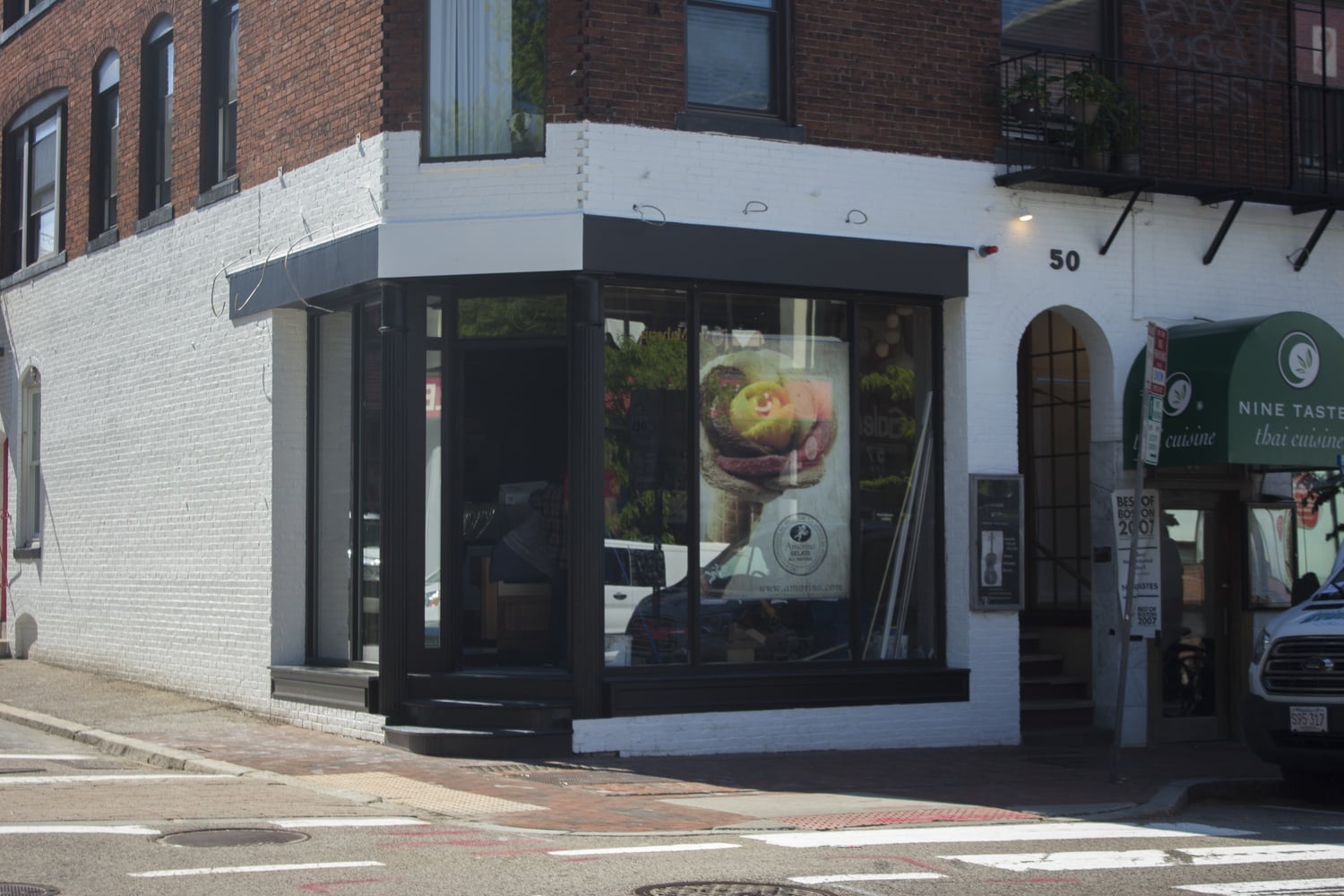 Amorino sits on the corner of Winthrop and JFK St. The gelato store is slated to open in early June.