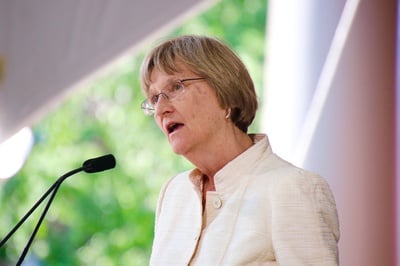 Cover image for Former Harvard President Faust Supports Disqualifying Trump From Colorado Ballot in SCOTUS Amicus Brief