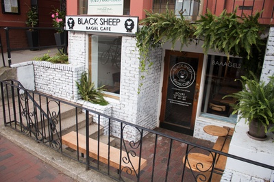 Cover image for Bagel Cafe Opens in the Square