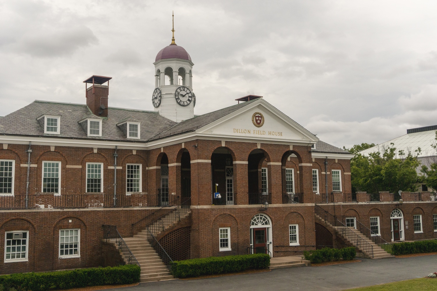 The Dillon Fieldhouse holds the offices of numerous varsity coaches as well as their teams' locker rooms and equipment facilities.