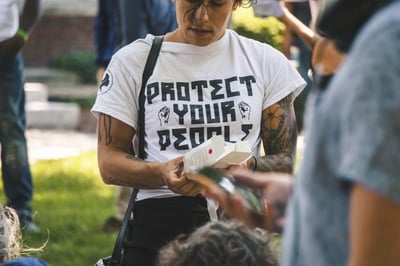 Cover image for Sackler Protest