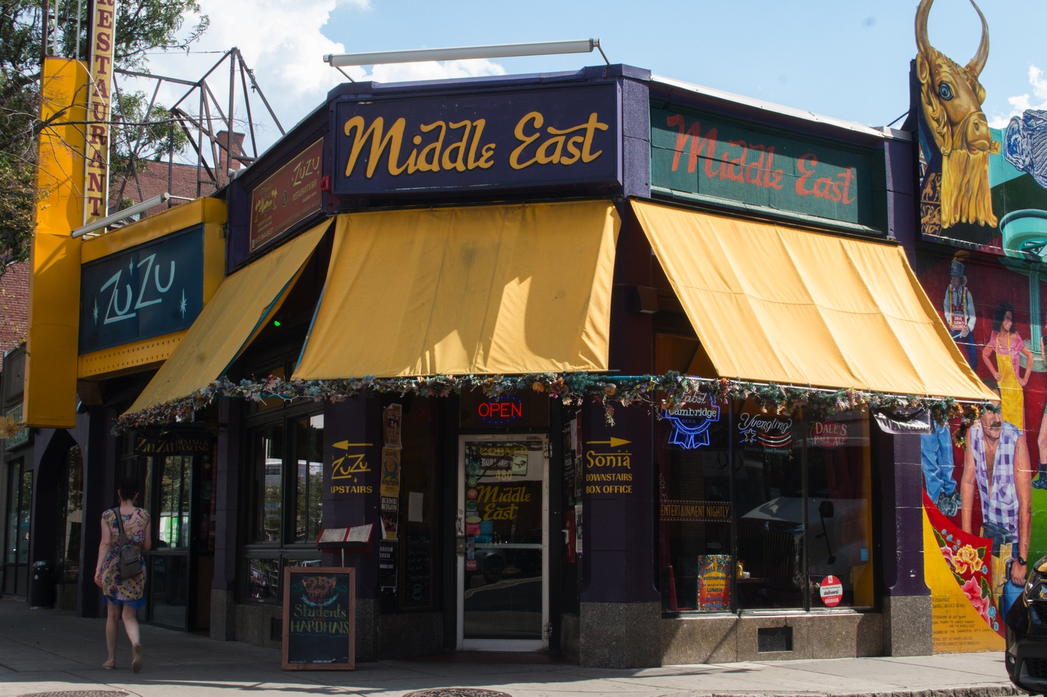 One of the co-owners of the storied Middle East Nightclub and Restaurant has stepped down following allegations of sexual misconduct.