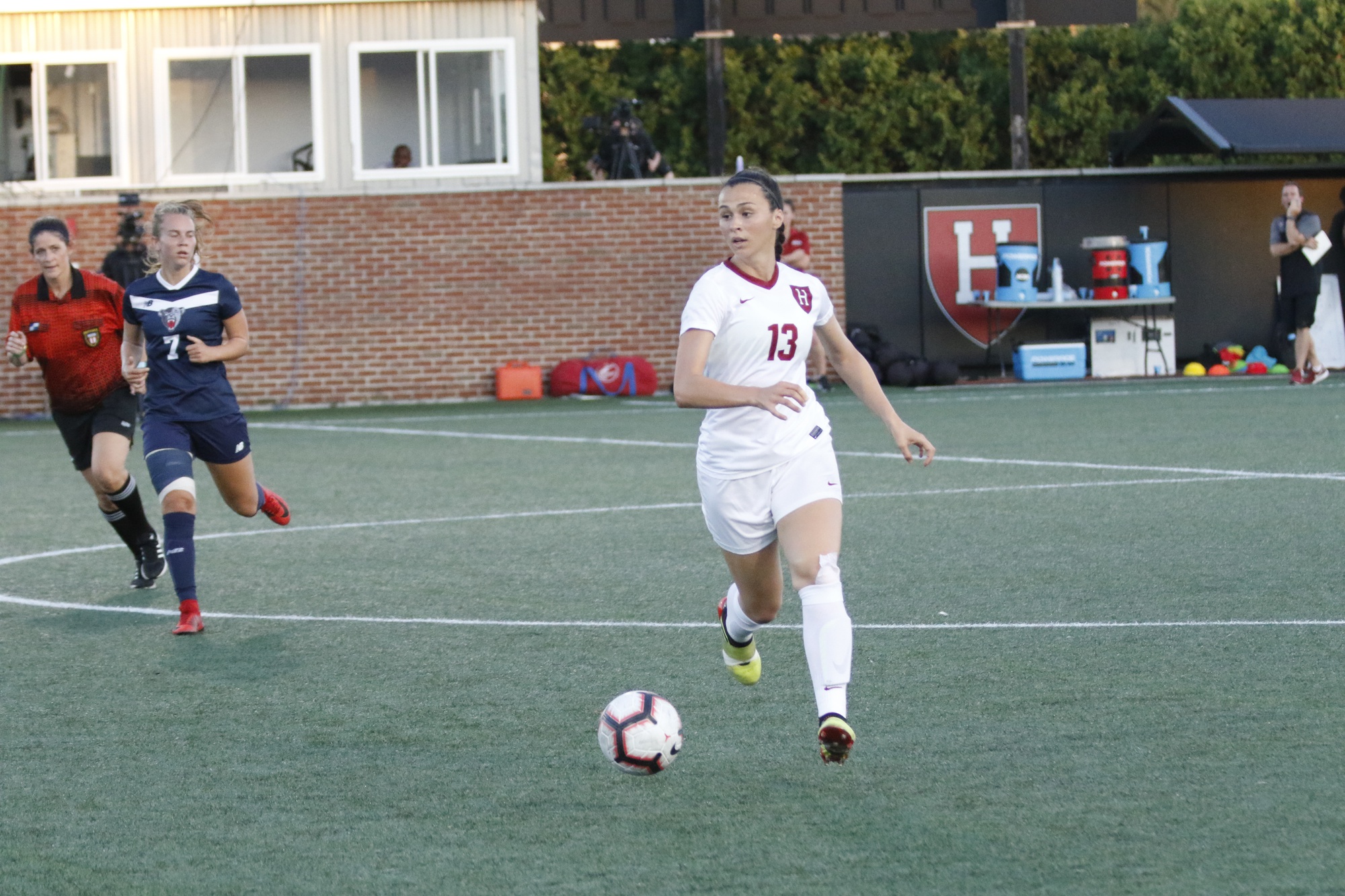 Senior midfielder Leah Mohammadi scored Harvard's lone goal in its 3-1 loss to Providence.