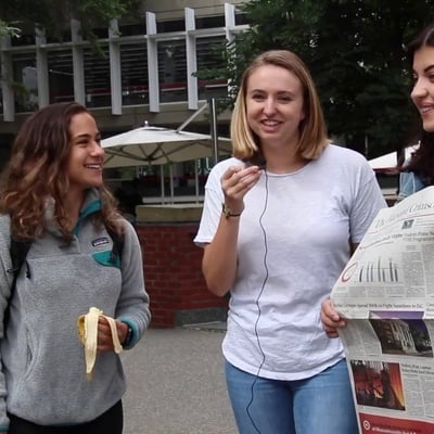 Cover image for Roving Reporter: Harvard Freshmen Mostly Virgins...Again