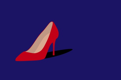 Cover image for Illustration of Cardi B's shoe.