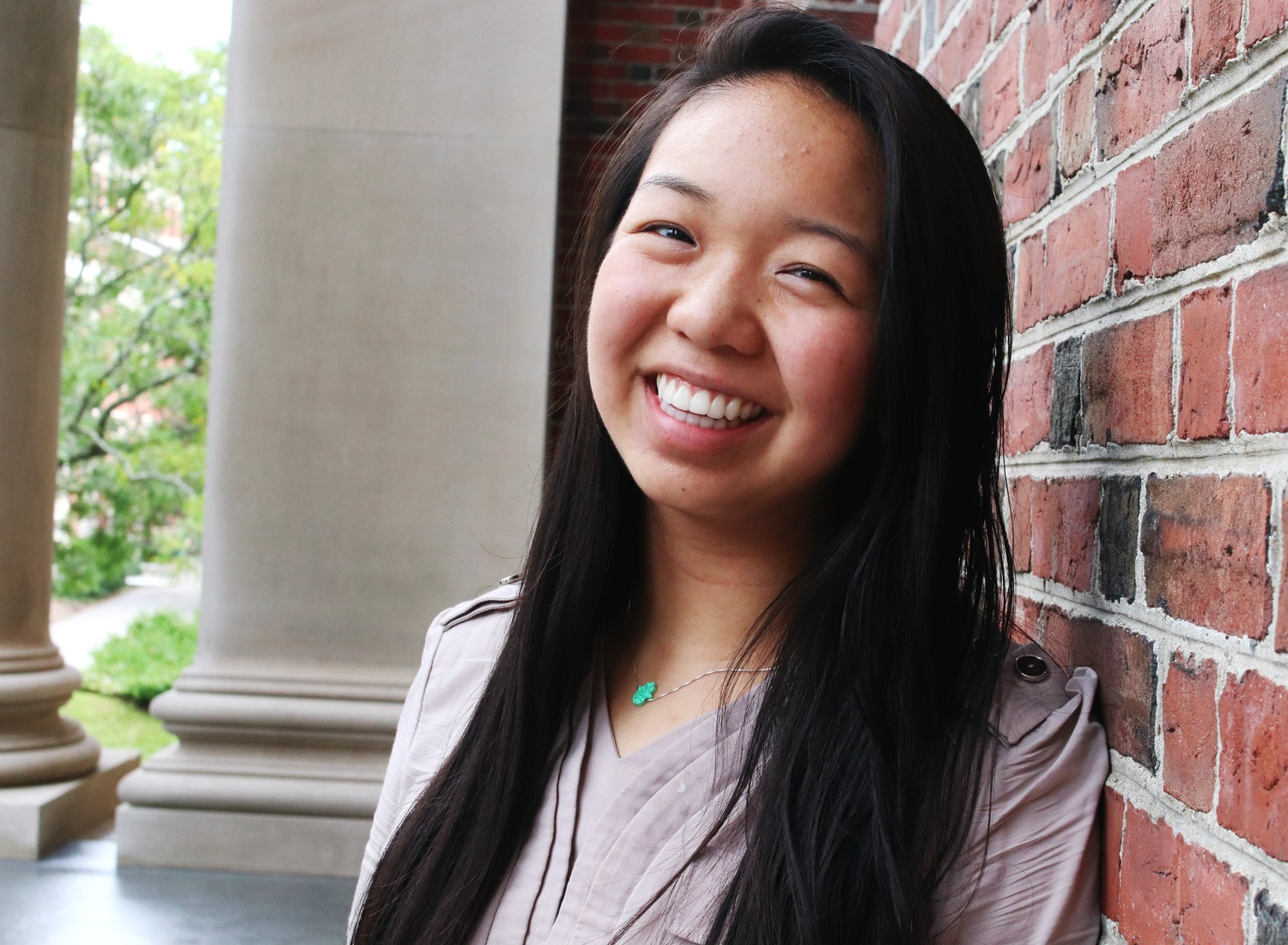 Catherine L. Zhang '19 was announced as the First Marshal for the Class of 2019 Monday. Zhang is pictured here at her inauguration as President of the Undergraduate Council in Dec. 2017.