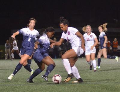 Cover image for Women's Soccer Notches Fifth Shutout in Victory Over Yale