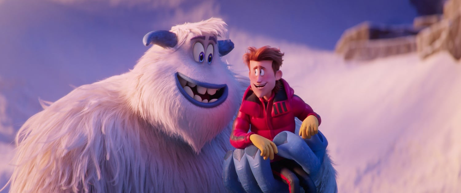 Migo voiced by CHANNING TATUM and Percy voiced by JAMES CORDEN in the new animated adventure "Smallfoot" (2018).