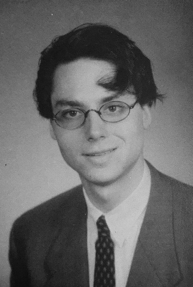 William “Tate” Dougherty ’94 was an editor and founder of HQ, a 1990s queer publication, and designed the cover of its first issue.