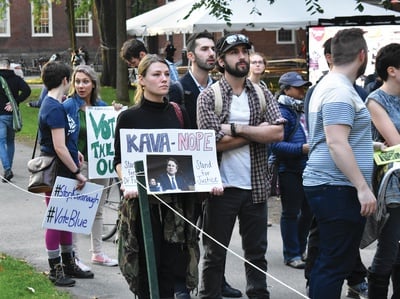 Cover image for Harvard Students Vow Continued Activism After Kavanaugh's Confirmation to Supreme Court