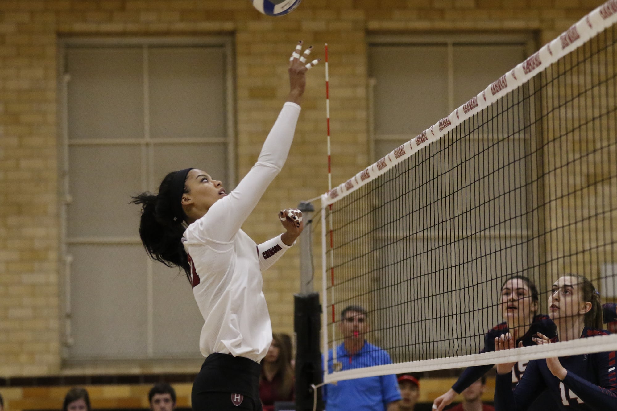 Captain Christina Cornelius logged double-digit kills for the seventh time this season in Saturday's tilt against Penn.