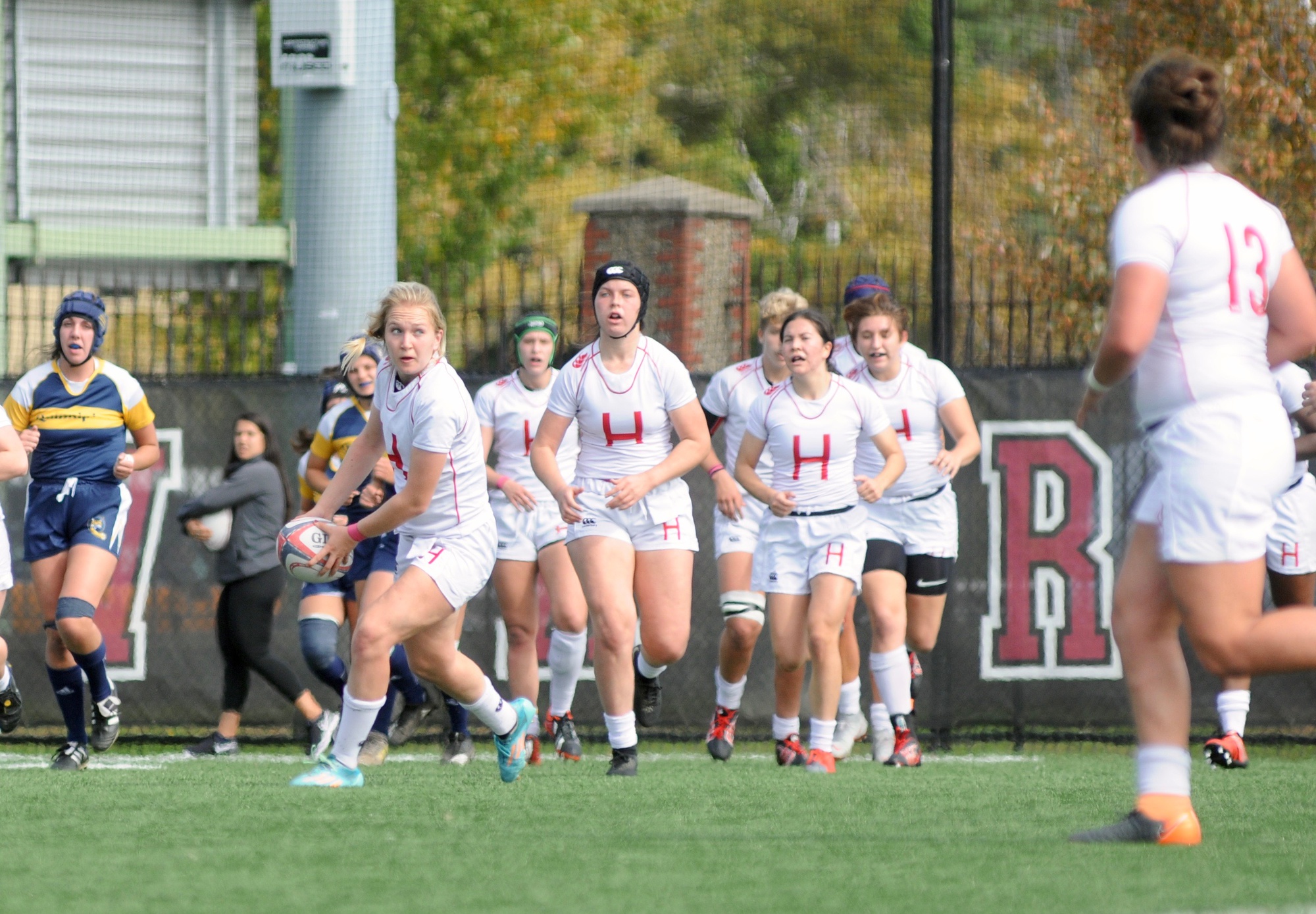 Harvard maintained it's perfect home record after downing Notre Dame College this weekend.