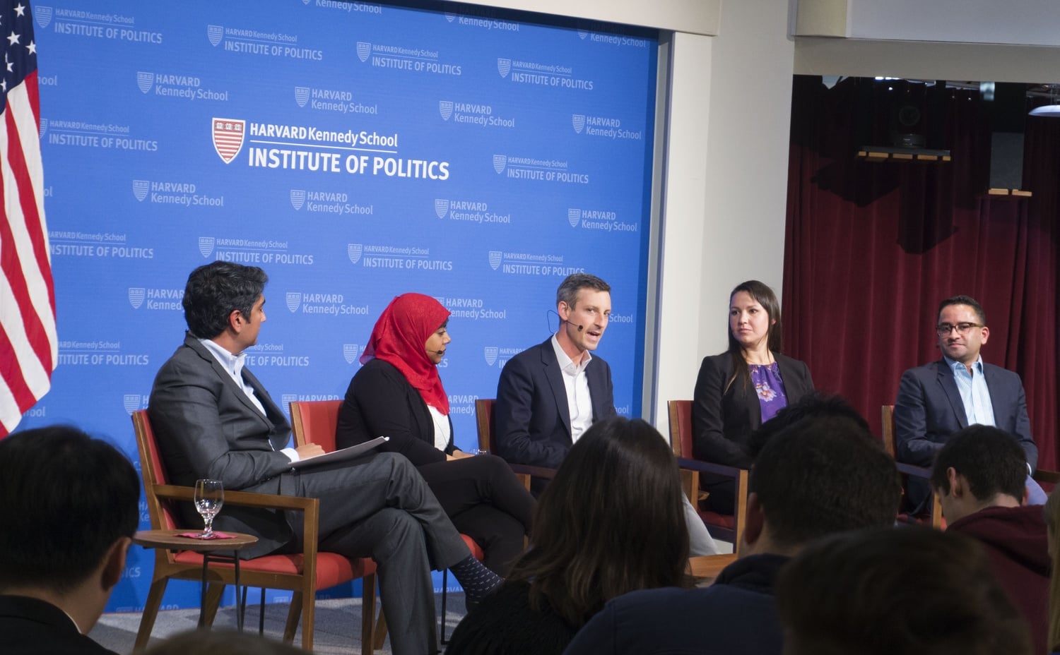 Former West Wing staffers talked about their personal experiences serving in the Obama administration at the Institute of Politics on Monday evening.