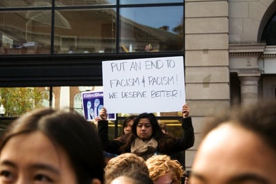 Cover image for PE: End to Racism and Fascism