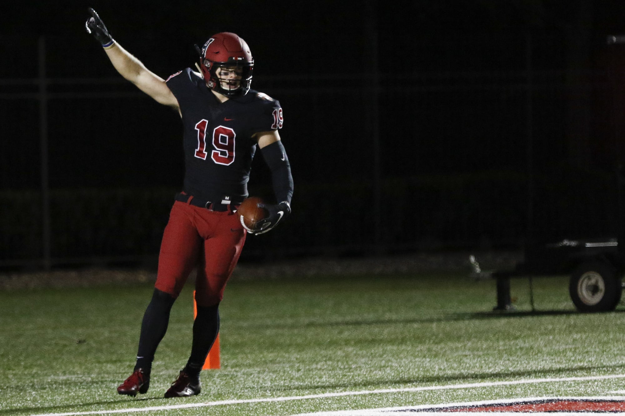 Tyler Adams had just seven career receiving yards prior to last Friday's game against Holy Cross, in which he accumulated 84.