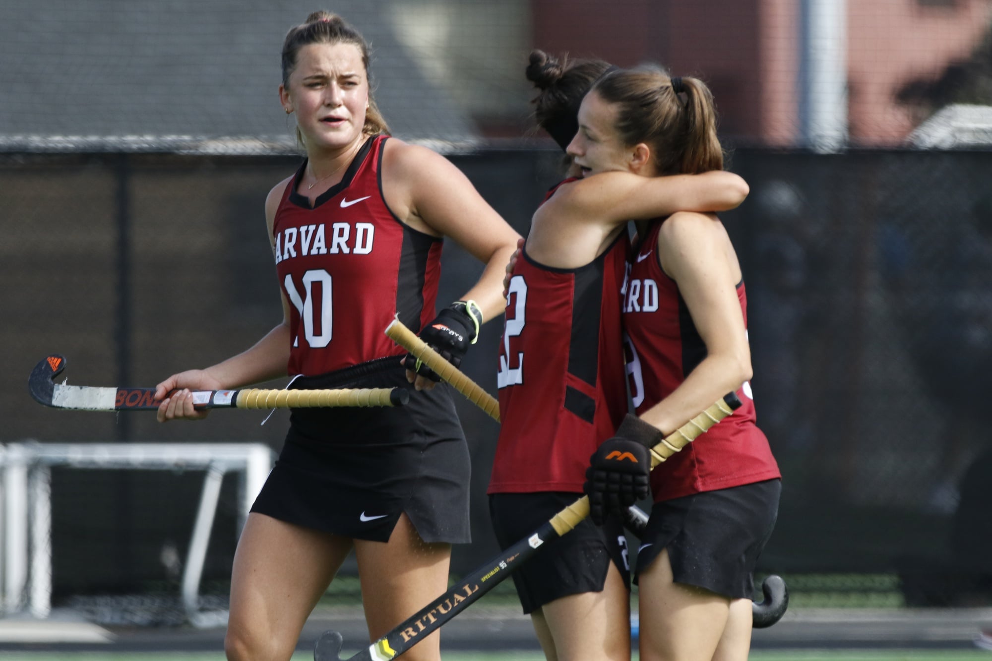 Bente van Vlijmen, Casey Allen, and Tessel Huibregtsen were the Crimson goal scorers in Saturday's 3-1 victory over Princeton.