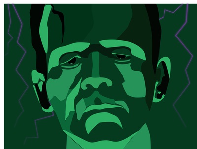 Cover image for Frankenstein Illustration