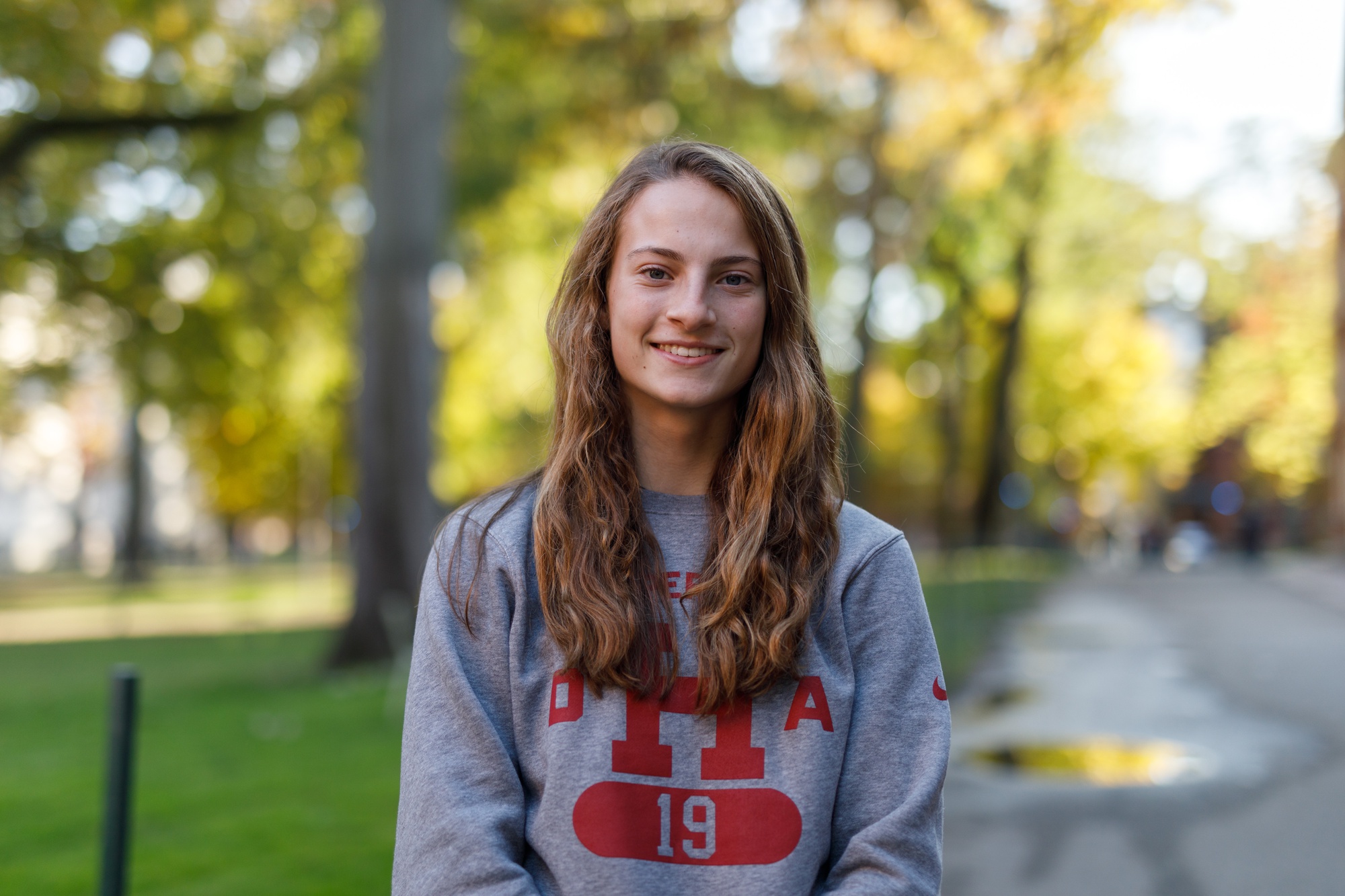 Sophomore Nellie Ide led the alpine skiing team with 200 points in her freshman season.
