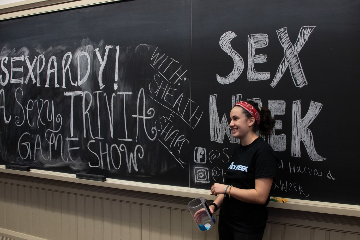 Harvard students hosted a Sex Week event called 'Sexpardy' during last year's iteration of the event.