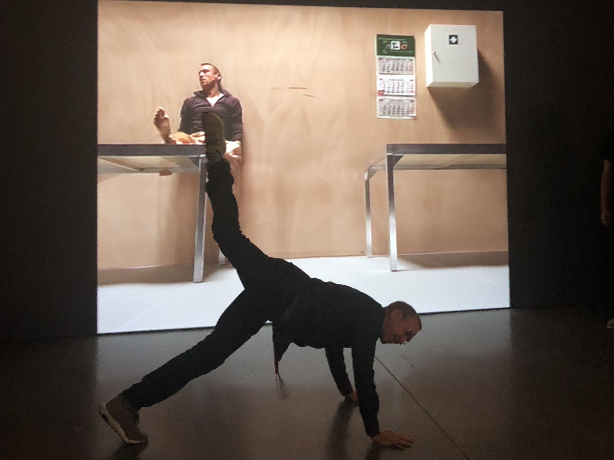 William Forsythe at his exhibition “Choreographic Objects.”