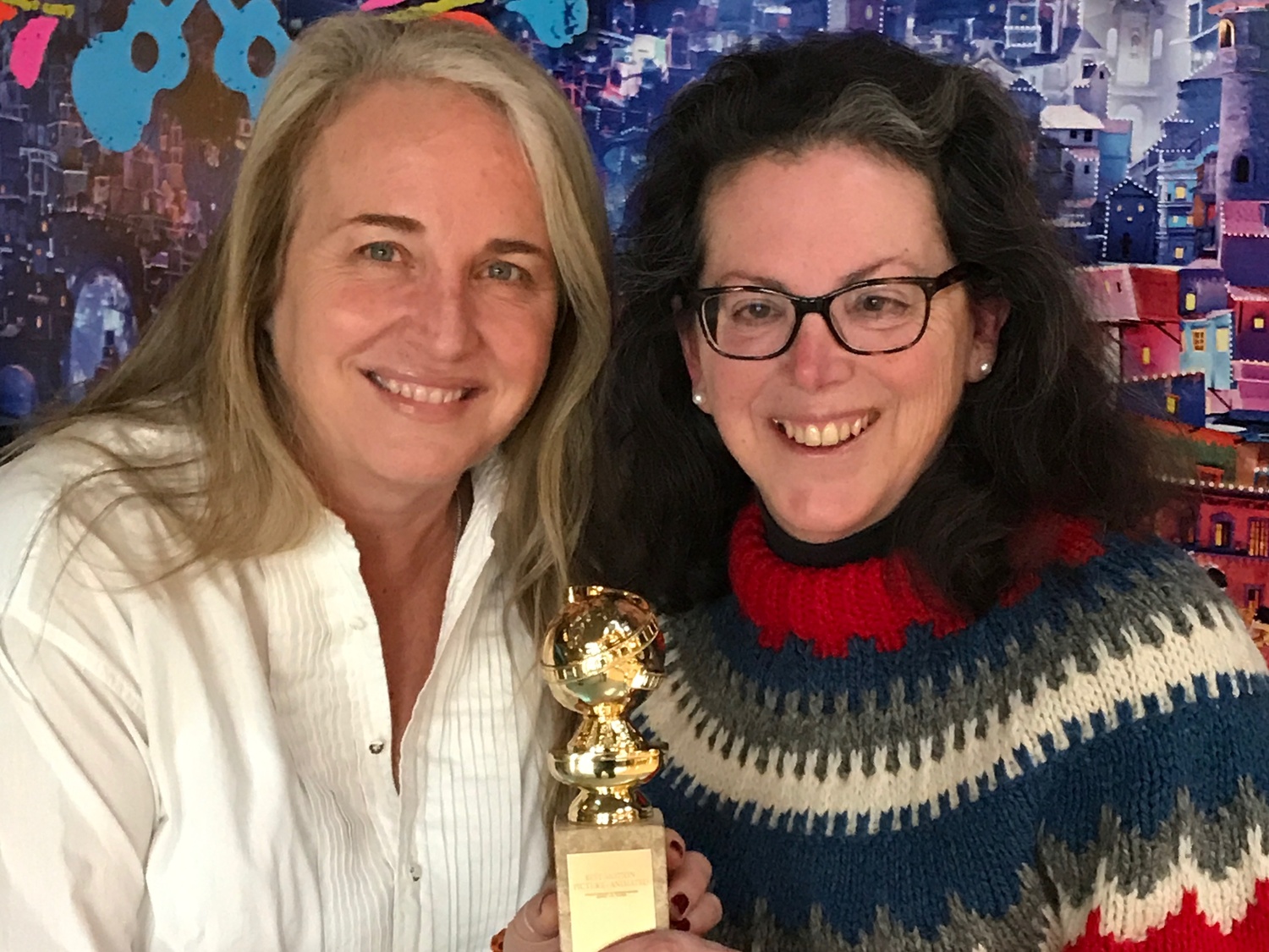 Producer Darla K. Anderson and lead cultural consultant Marcela Davison Aviles '80 discussed "Coco" (2017) on Nov. 1.