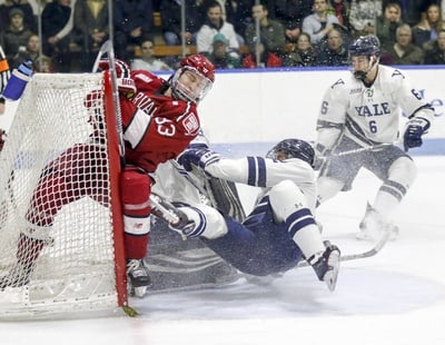 Cover image for LIVE: Men's Hockey Tied 3-3, Headed to OT at Yale