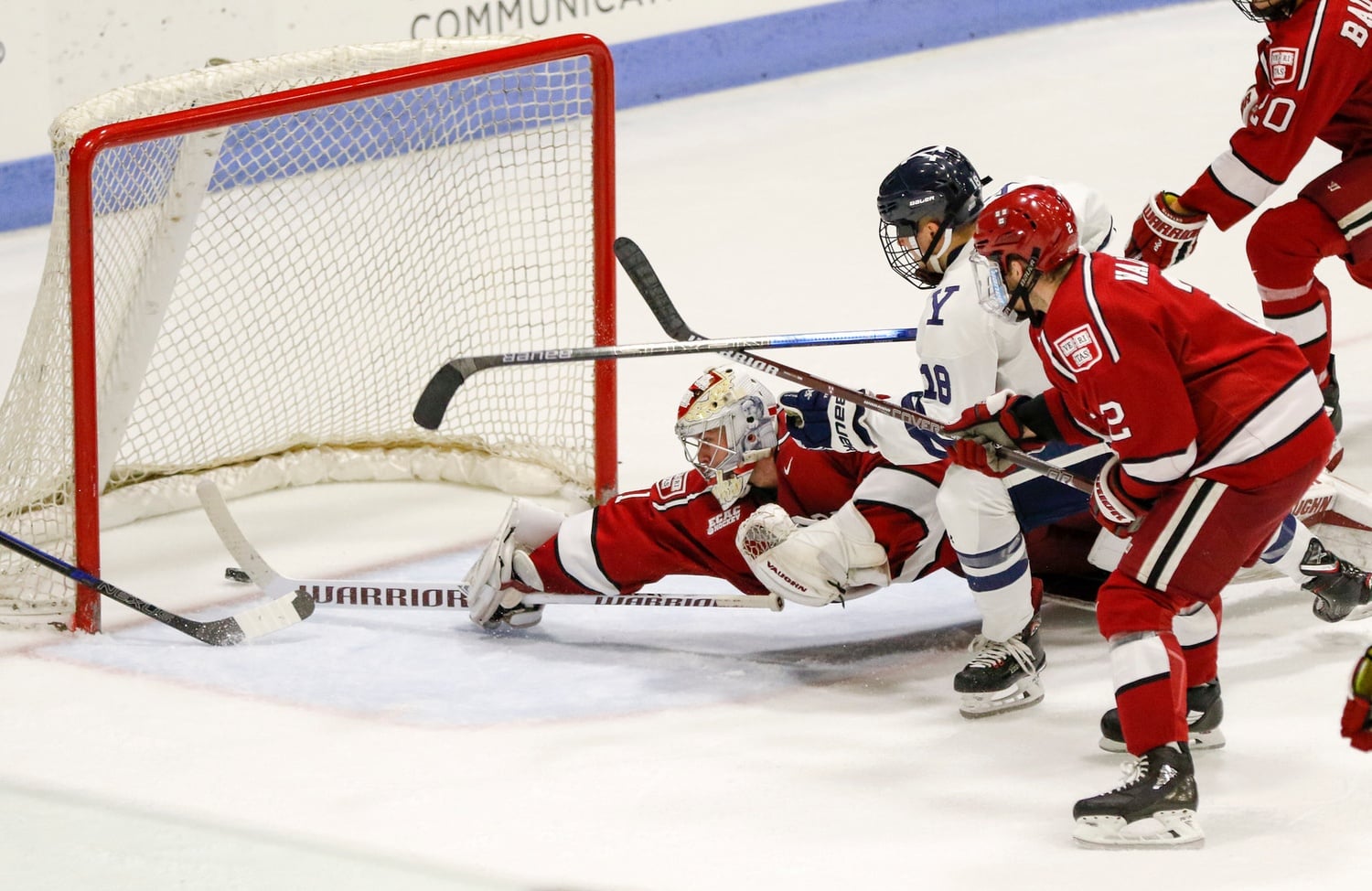 In a matter of minutes, Yale seized momentum with a pair of late-second-period goals.