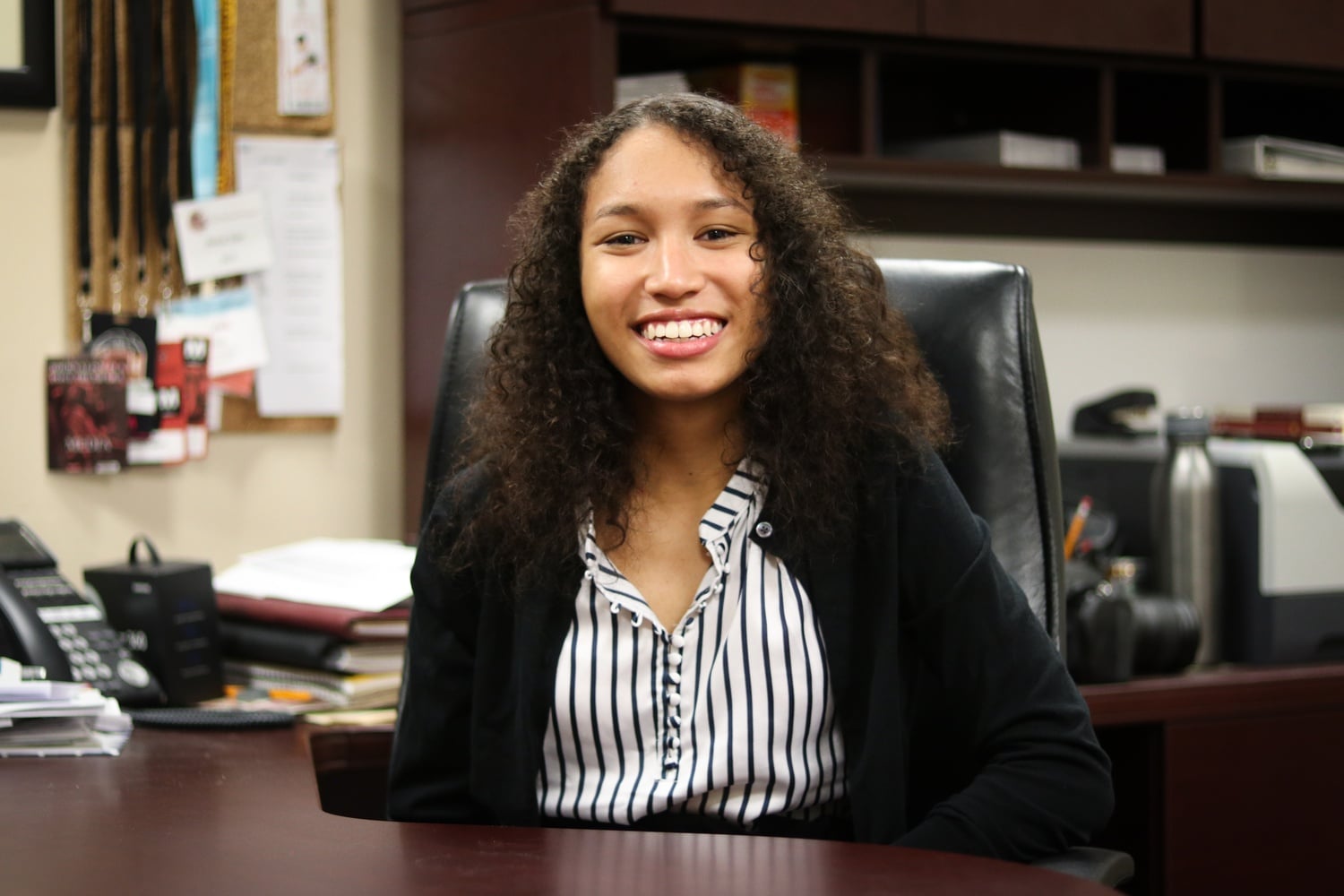 Kristine E. Guillaume '20 will serve as the President of the 146th Guard of The Harvard Crimson.