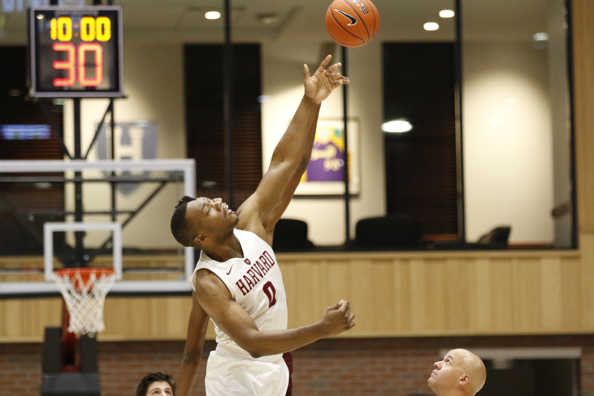 Junior forward Chris Lewis led the Crimson in scoring Tuesday night at UMass.