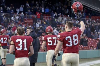 Cover image for Harvard Beats Yale in 135th Game, 45-27