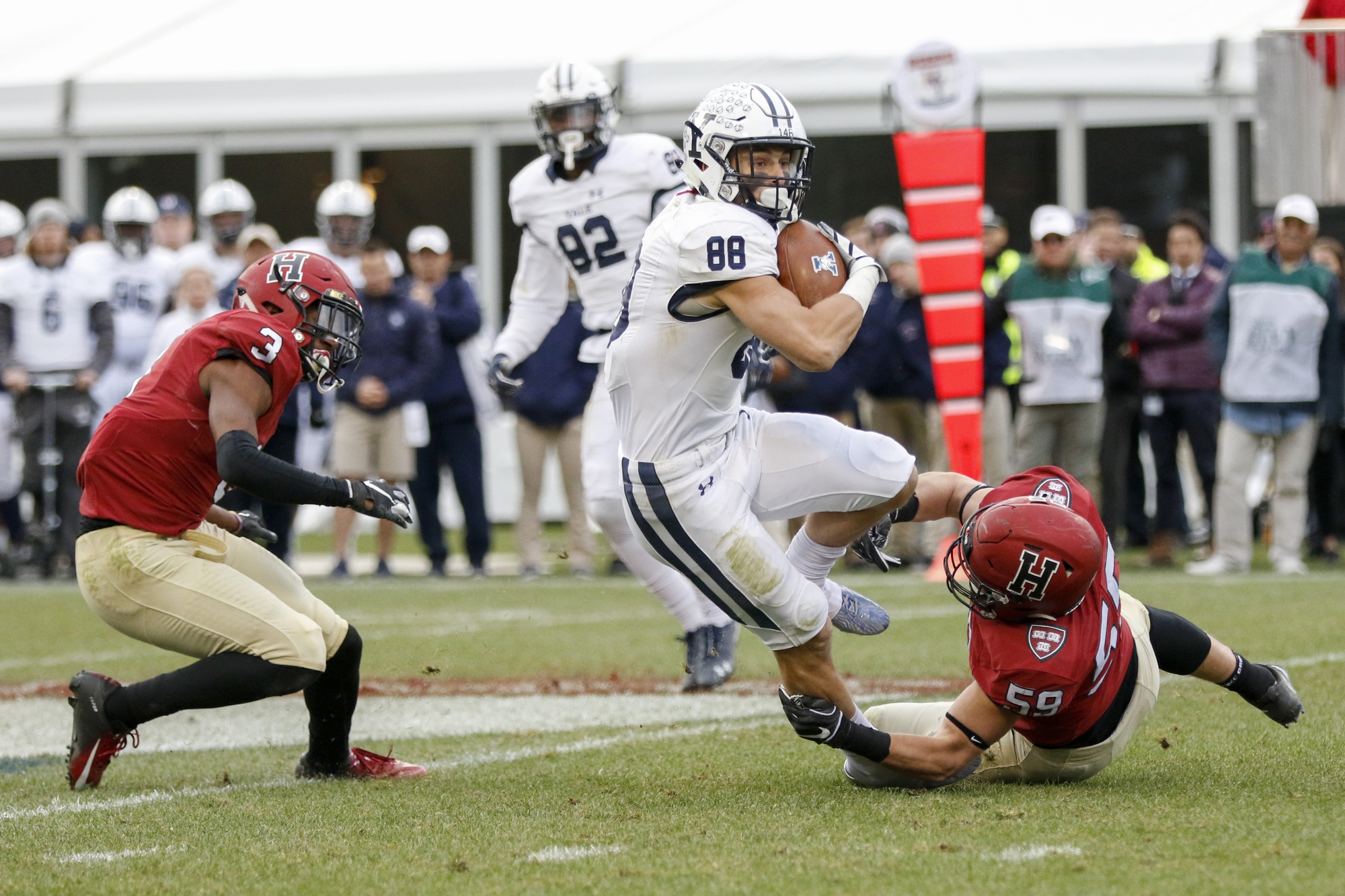 Both team's defenses tallied two turnovers and one sack apiece.