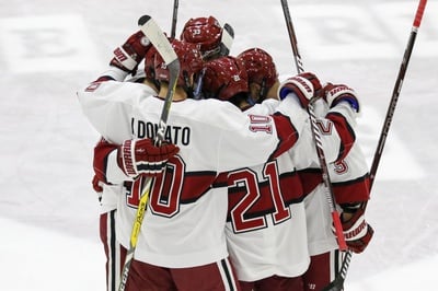 Cover image for LIVE: Men's Hockey Leads Cornell at MSG After Two Unanswered Goals