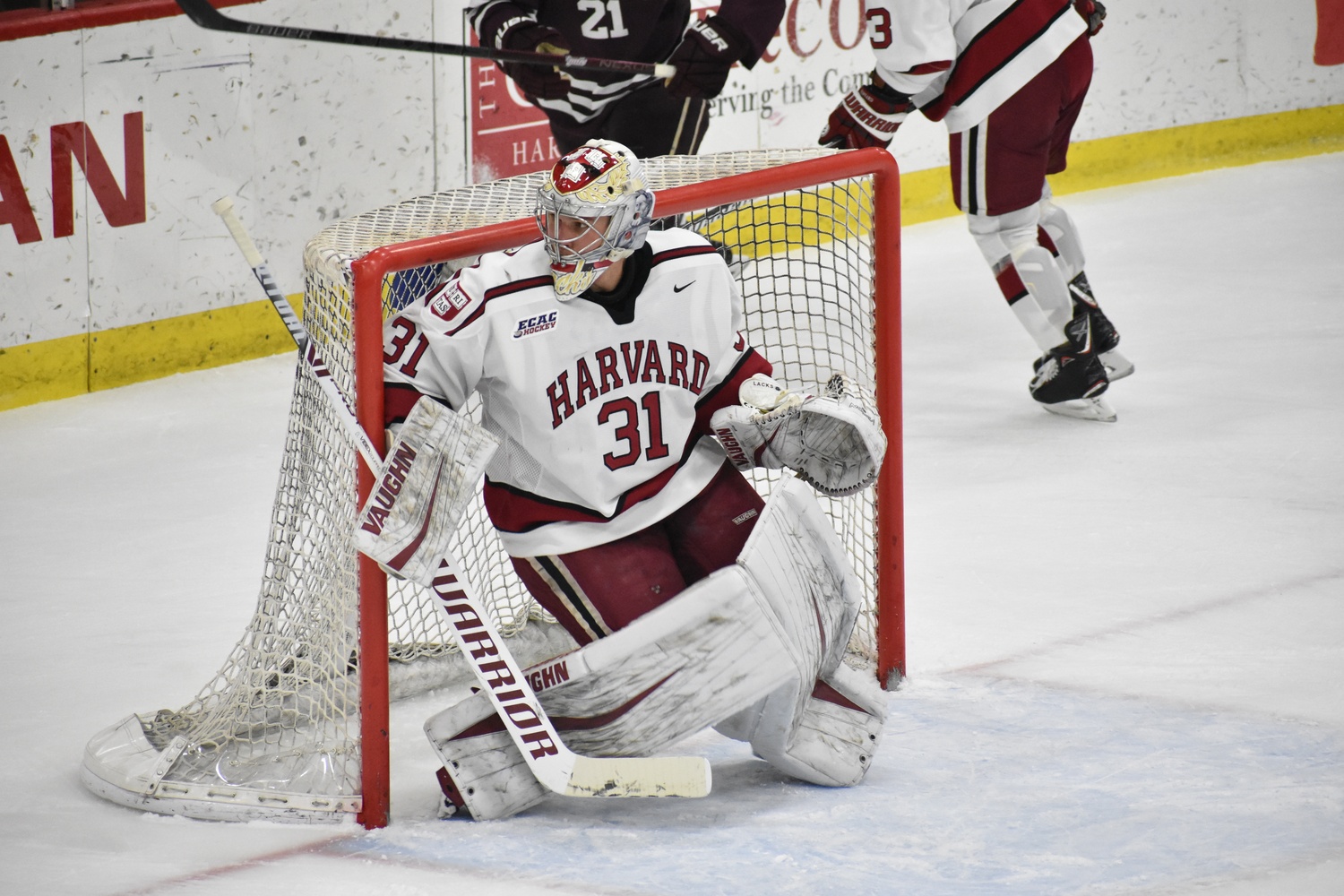 Michael Lackey posted his third over-.960 outing in four games, bolstering Harvard's record and improving upon his own turbulent start to the season.